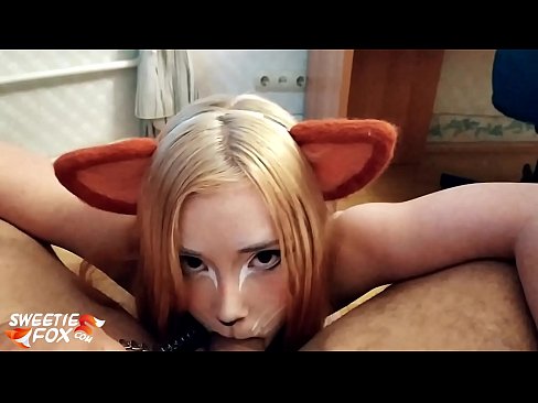 ❤️ Kitsune anameza mboo na kumeza mdomoni ❌️
